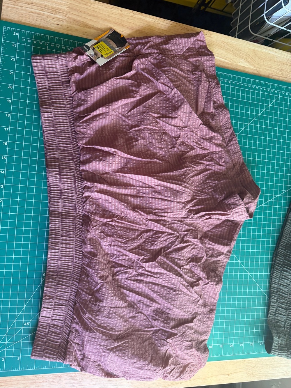 Avia Mauve Textured Athletic Shorts